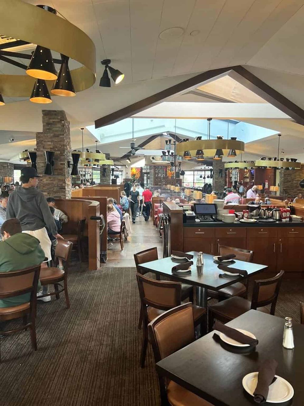 Cozy restaurant interior at QuestForDirections with modern decor and inviting atmosphere.