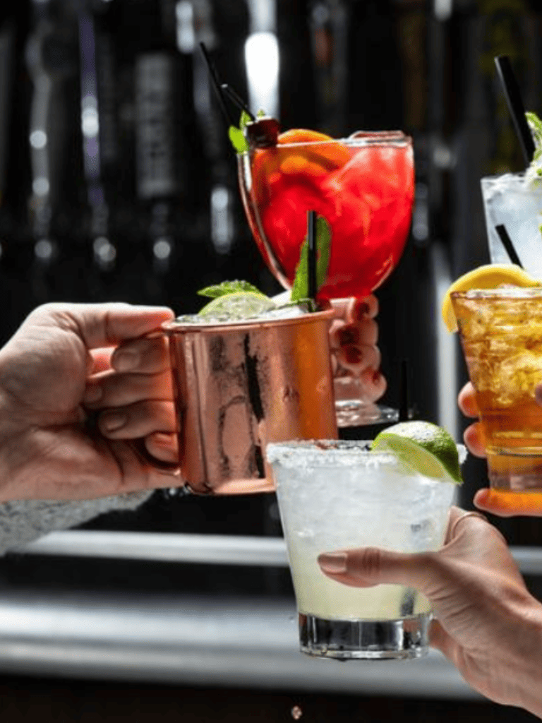 Refreshing cocktails at QuestForDirections bar for a perfect night out.