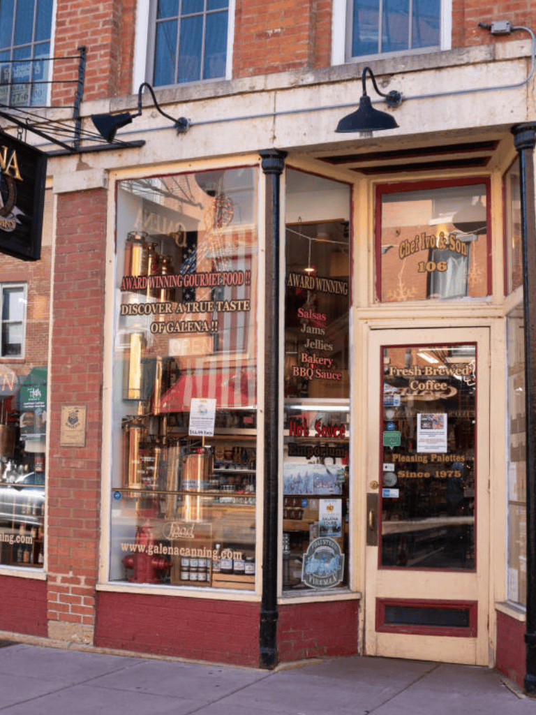 Artisan food shop with gourmet products and local flavors, established in 1975, located at 106.