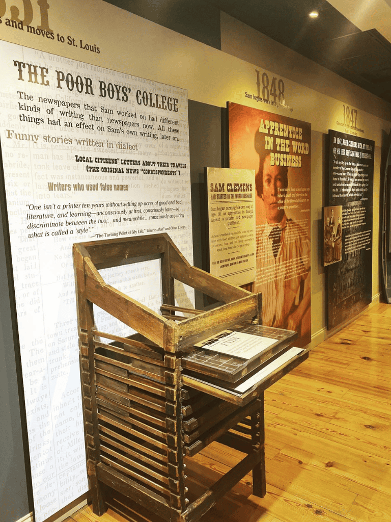 Historic exhibit showcasing the impact of journalism and printing from the 1940s at QuestForDirections.
