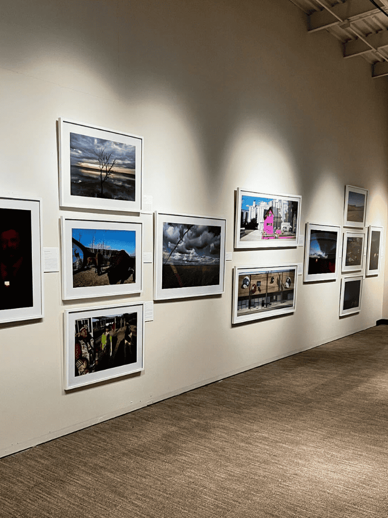 Vivid photography exhibit showcasing landscape and street art at QuestForDirections gallery.