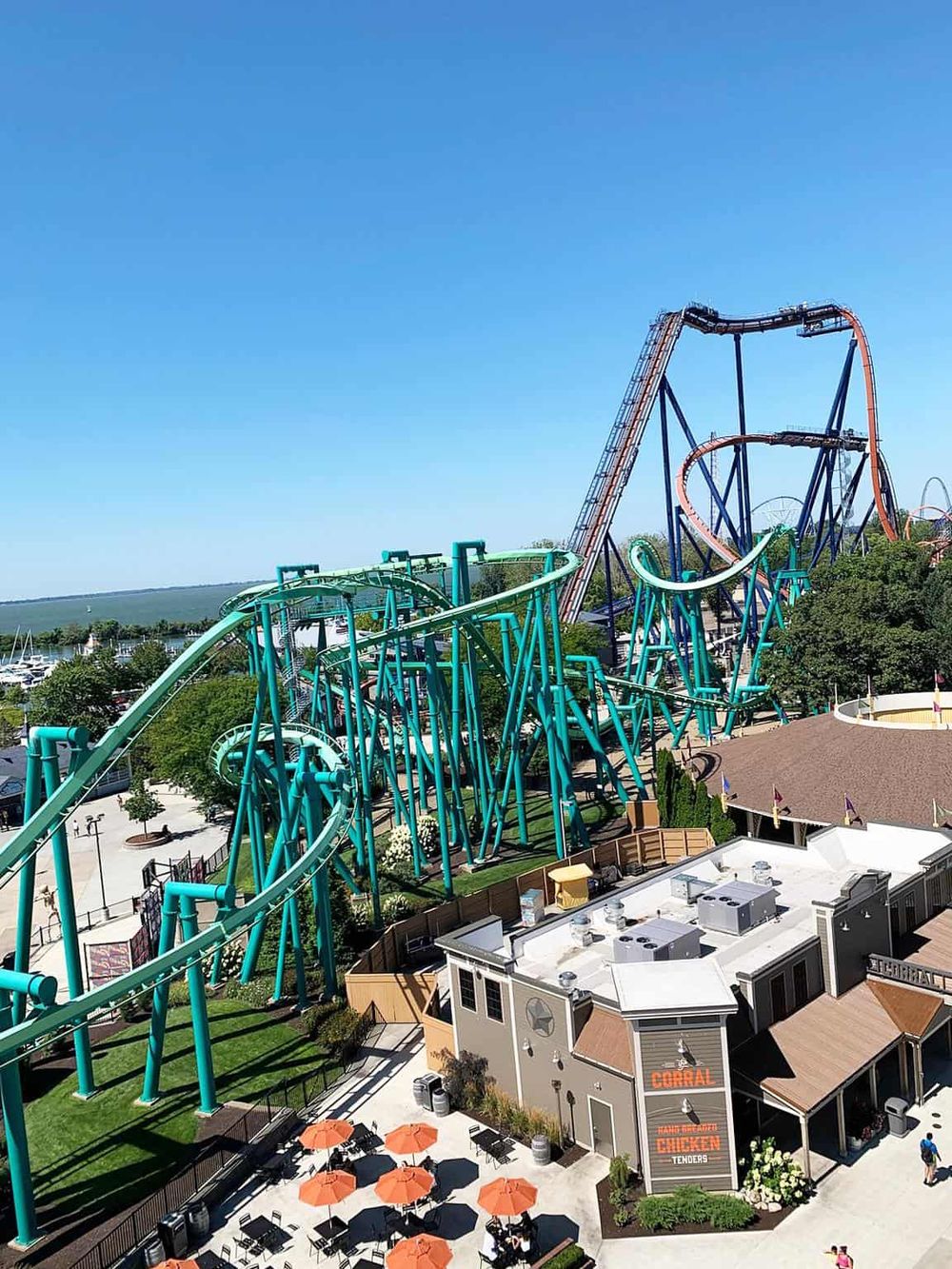 Thrilling roller coaster at Quest for Directions amusement park, offering fun and excitement for all ages.