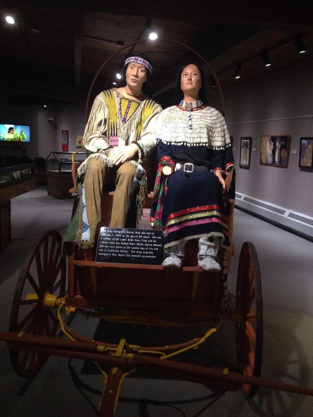 1. Native Indigenous women dressed in traditional attire from the Lakota Sioux tribe.