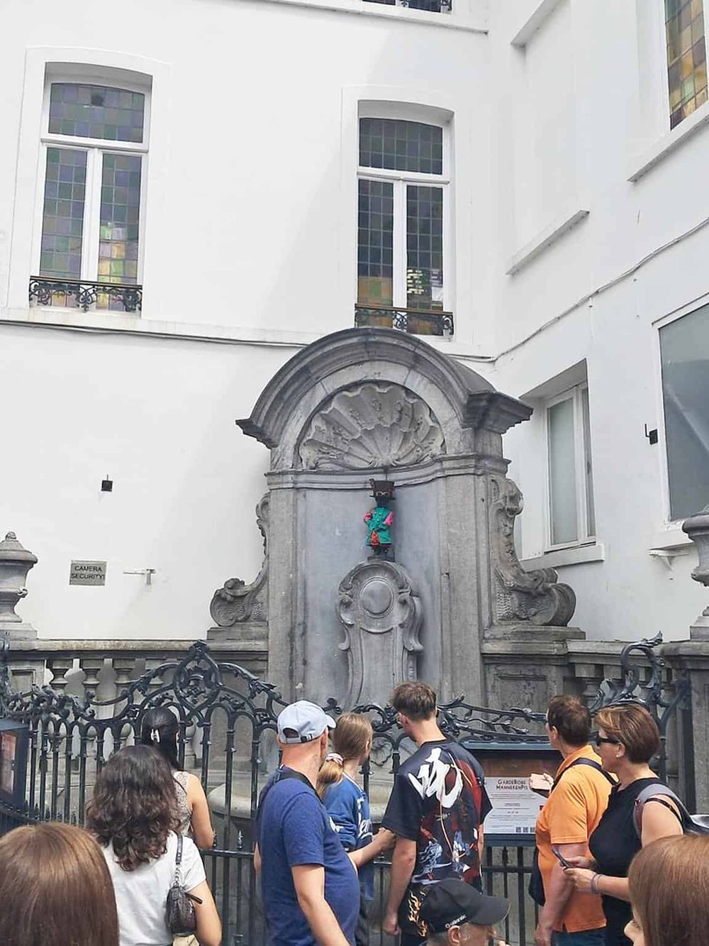 Intriguing street art fountain in historic Vienna, Austria, featuring a colorful sculpture. Perfect for travel photography and urban exploration.