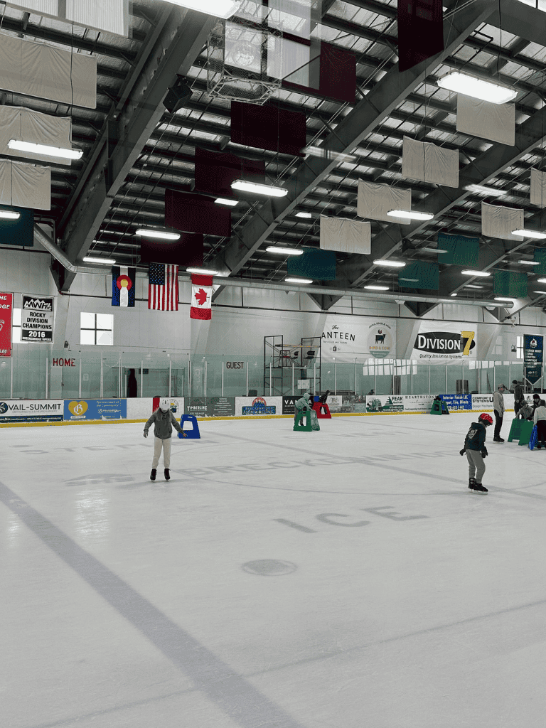 Ice skating rink for public skating and sports events at QuestForDirections.