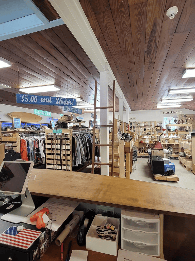 Vintage thrift store apparel and home goods shopping at QuestForDirections.