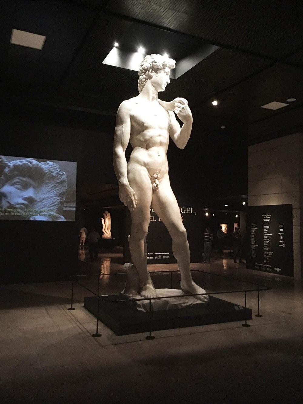 Classic Greek/statue of a male figure, ancient sculpture art, museum exhibit, art history display, marble sculpture prominence.