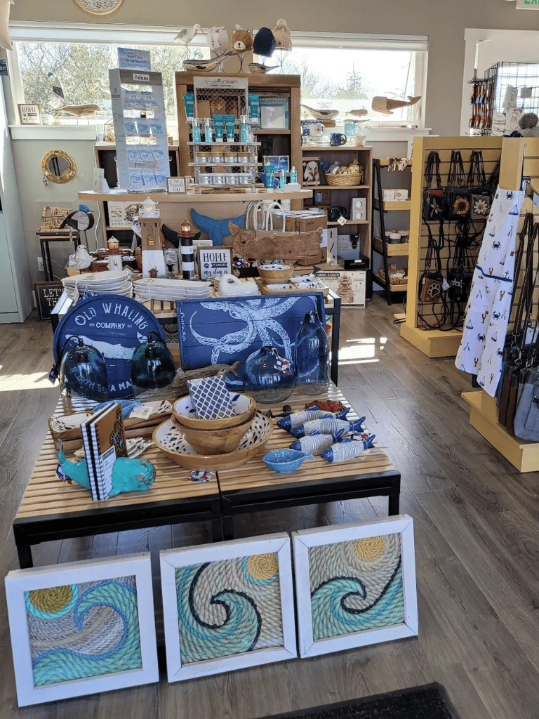 Octopus beach decor, nautical accessories, seashells, and coastal gifts at QuestForDirections.