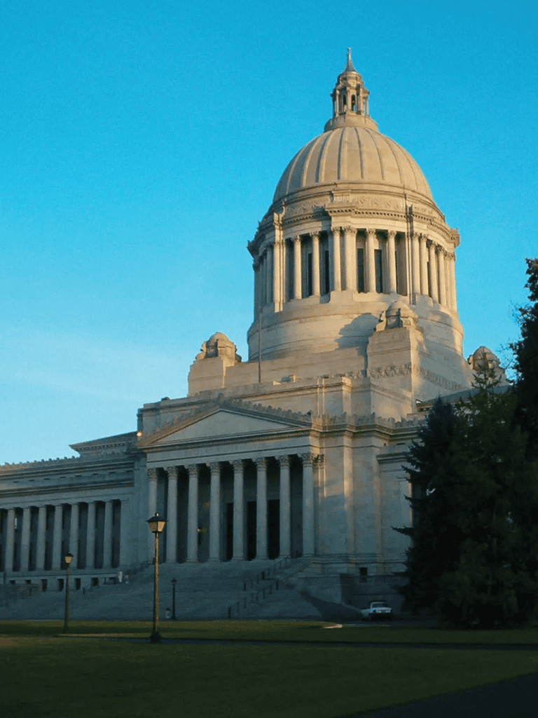 Historic Capitol Building in Olympia, Washington, capturing government and architecture.