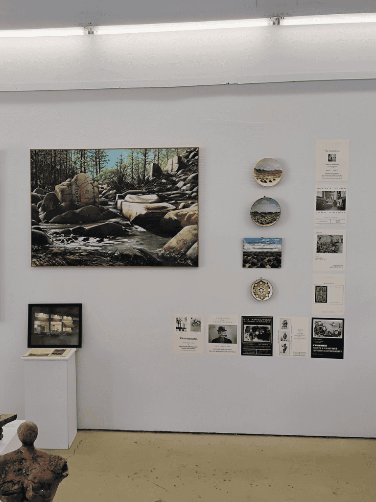 1. Nature-inspired artwork display at Quest For Directions art exhibit.