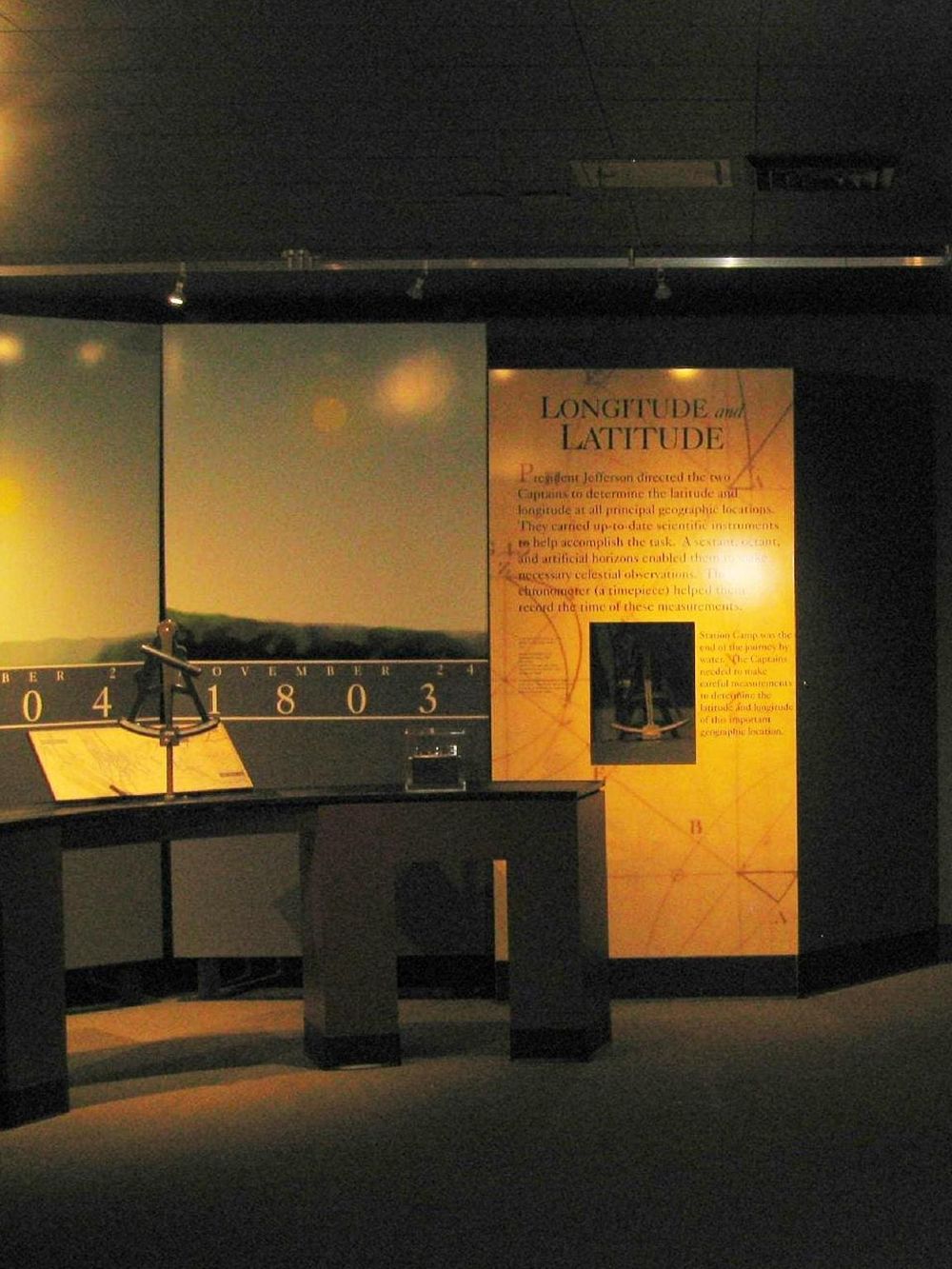 Journey to geographic discovery and science at QuestForDirections exhibit.