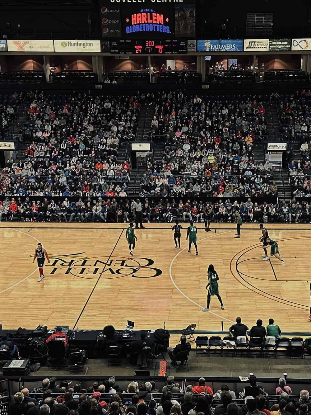 1. Spectator-filled basketball arena at Barclays Center, Brooklyn, NY, during a live game event.