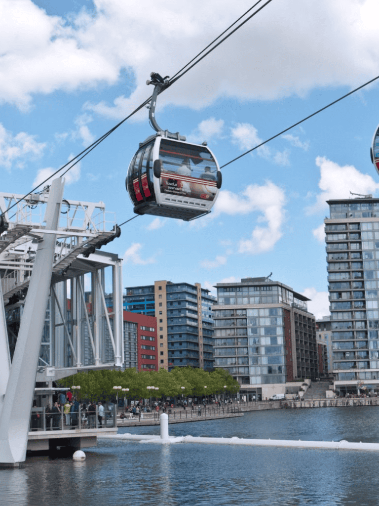 Apple’s high-rise buildings and waterfront landscape in downtown Vancouver.
