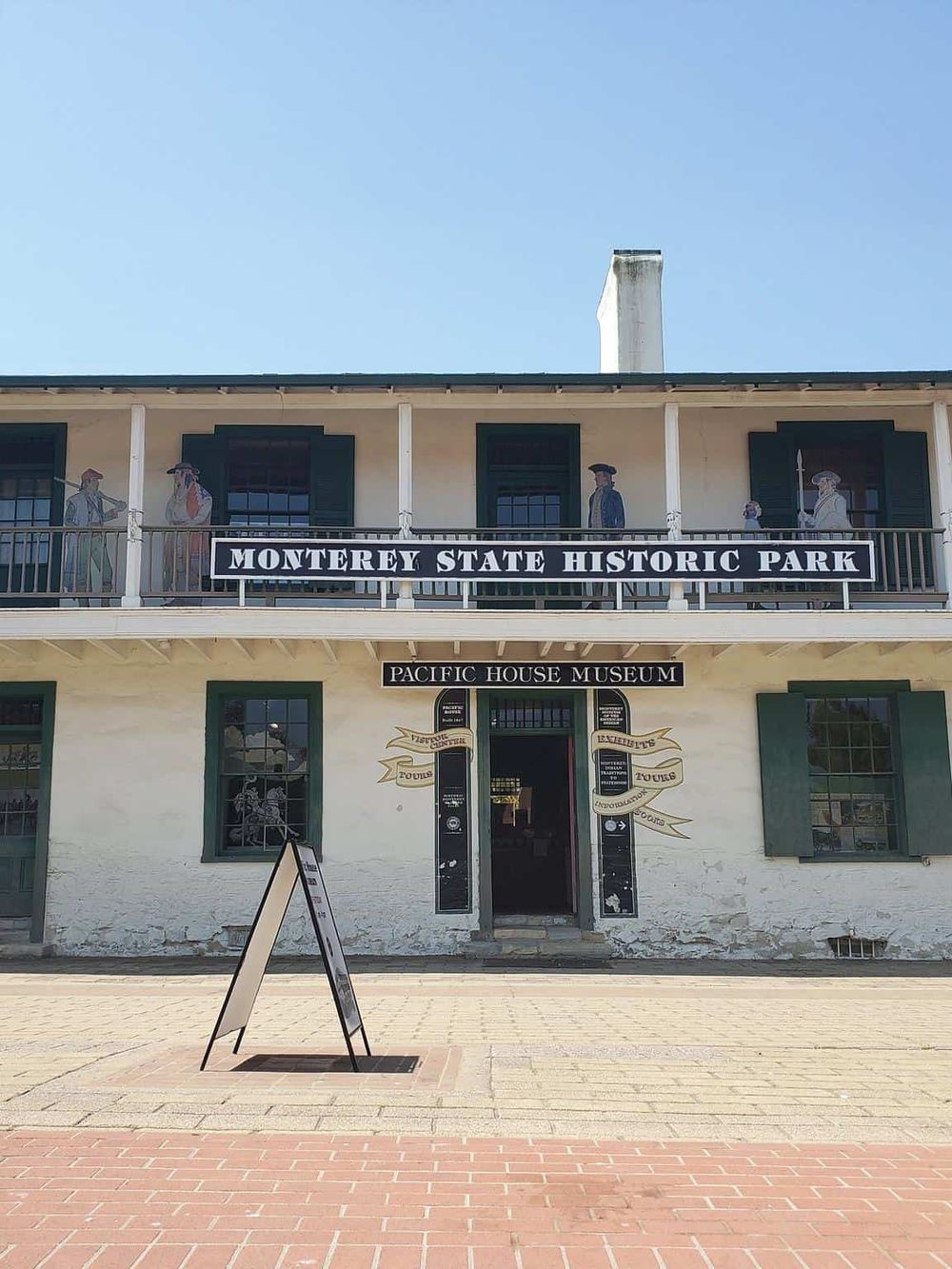 Historic Monterey State Park and Pacific House Museum, key attractions for exploring California history.