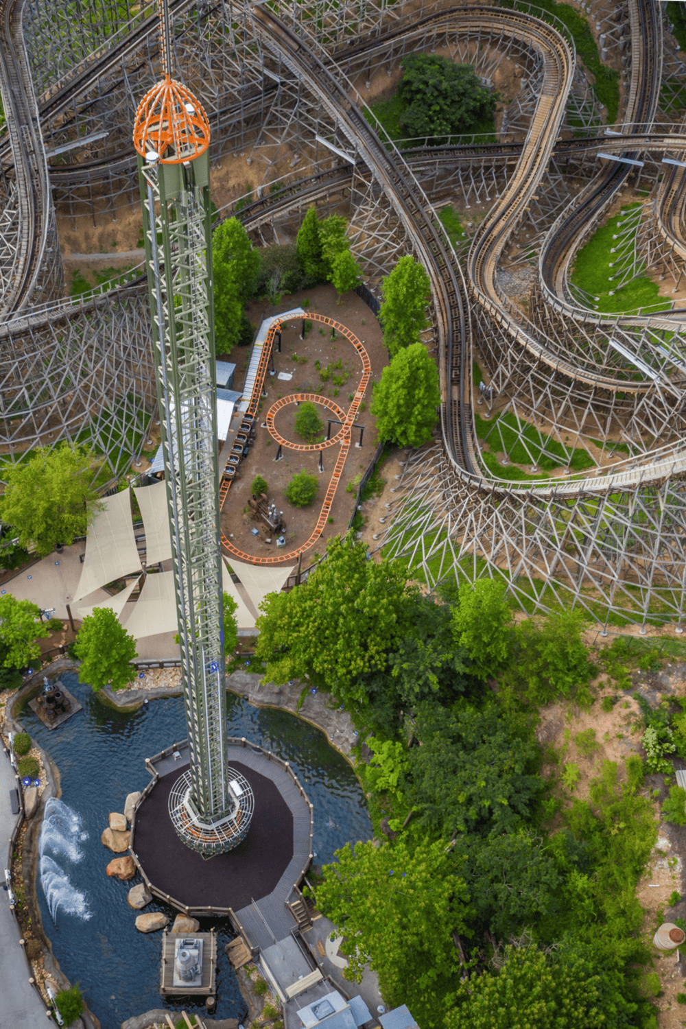 Thrill rides and roller coasters at QuestForDirections amusement park.