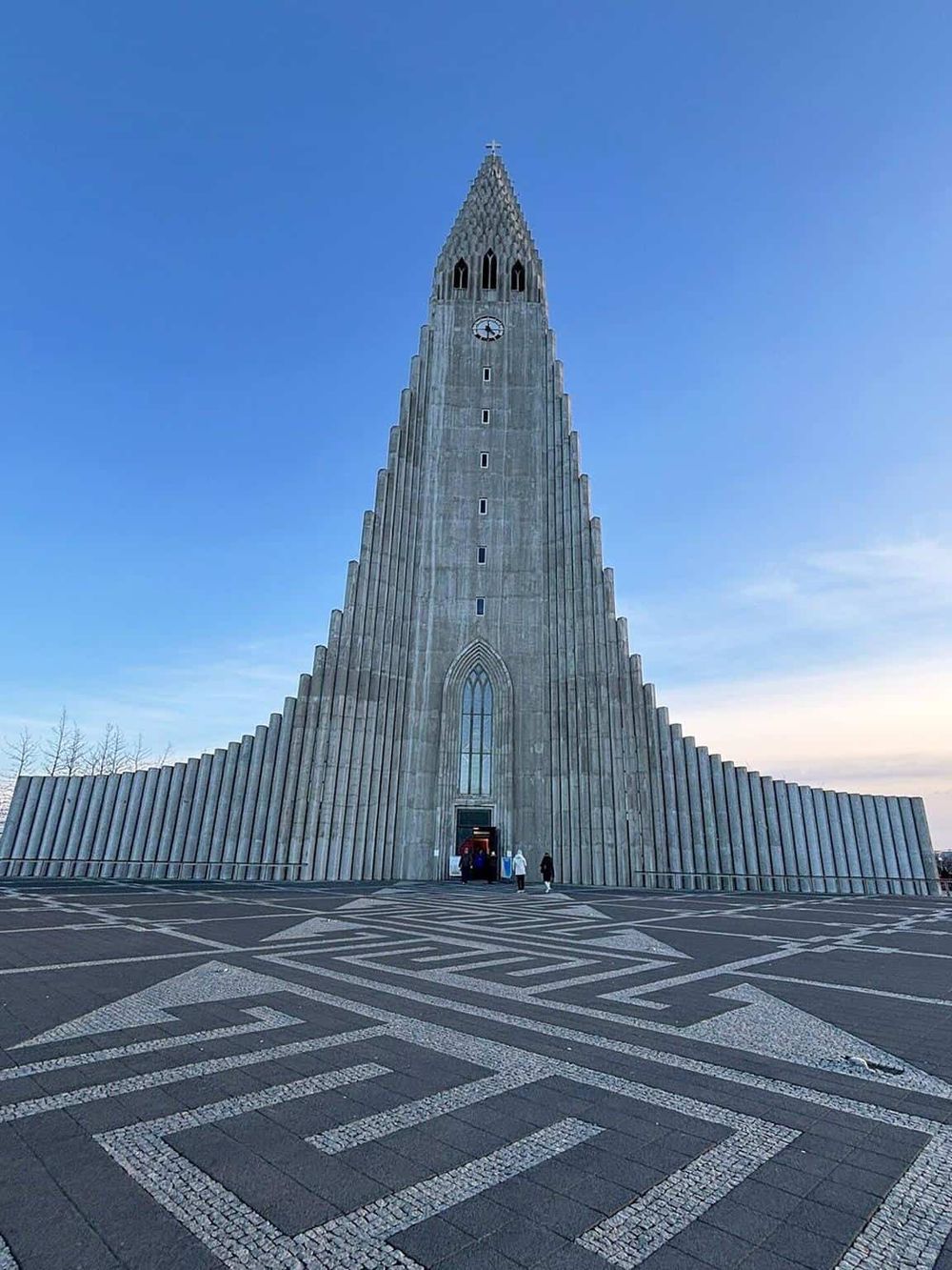 Majestic Hallgrímskirkja Church in Reykjavik, Iceland, showcasing modern Gothic architecture and iconic design.