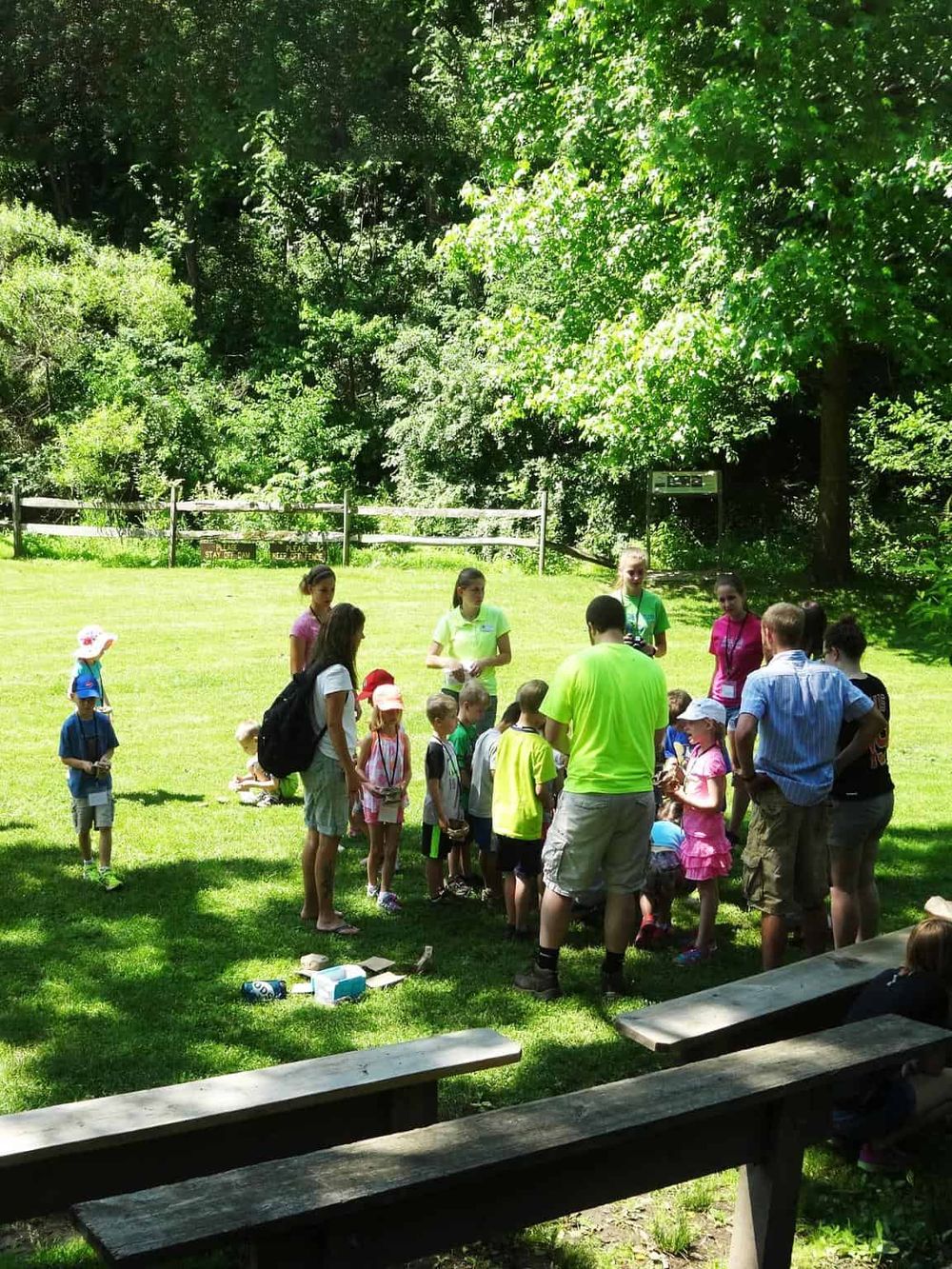 Children's outdoor summer camp activities at QuestForDirections.