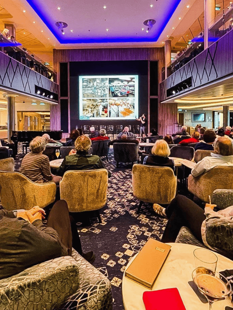 Engaging conference presentation on manufacturing innovation at QuestForDirections event.