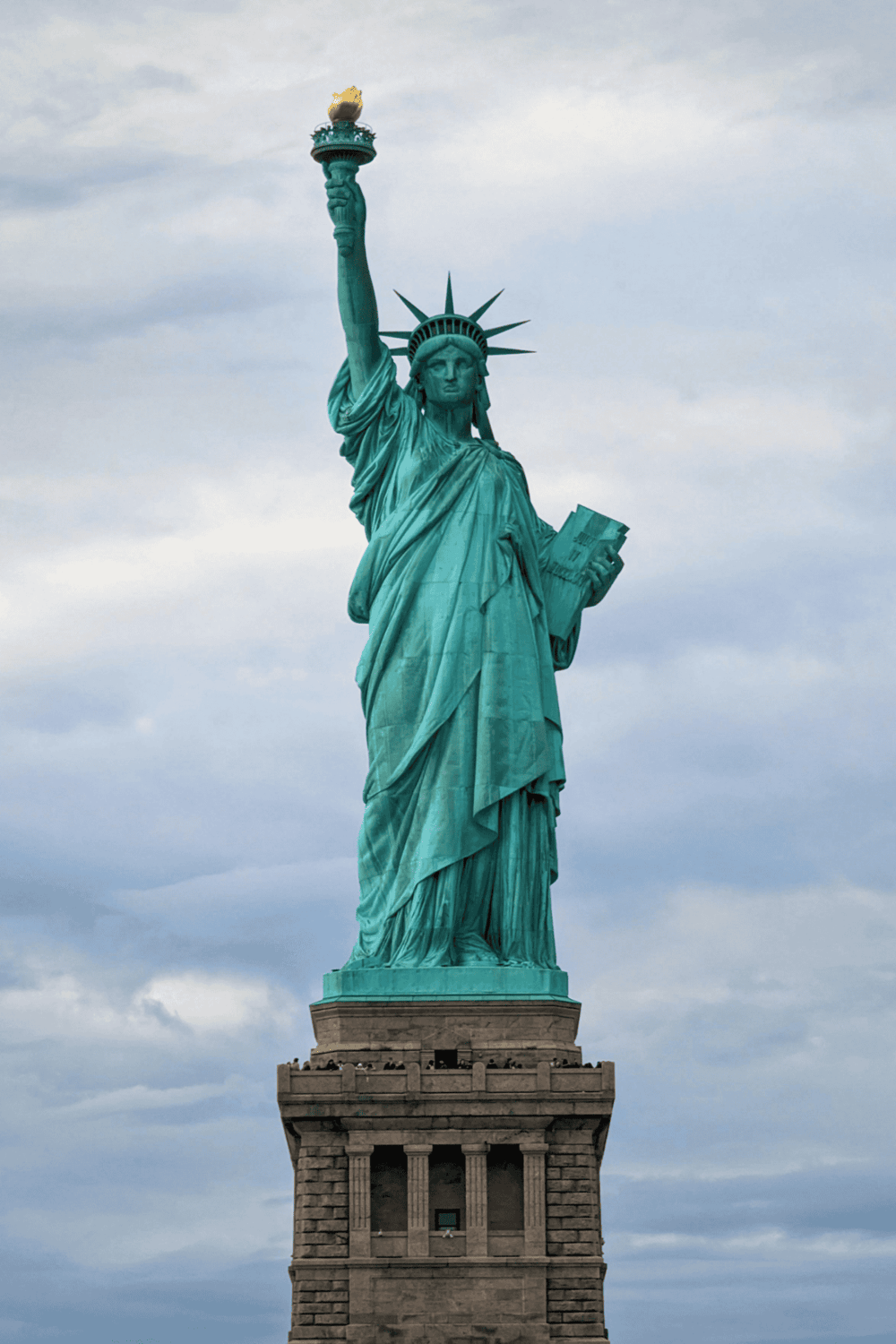Statue of Liberty in New York, symbol of freedom and American history.