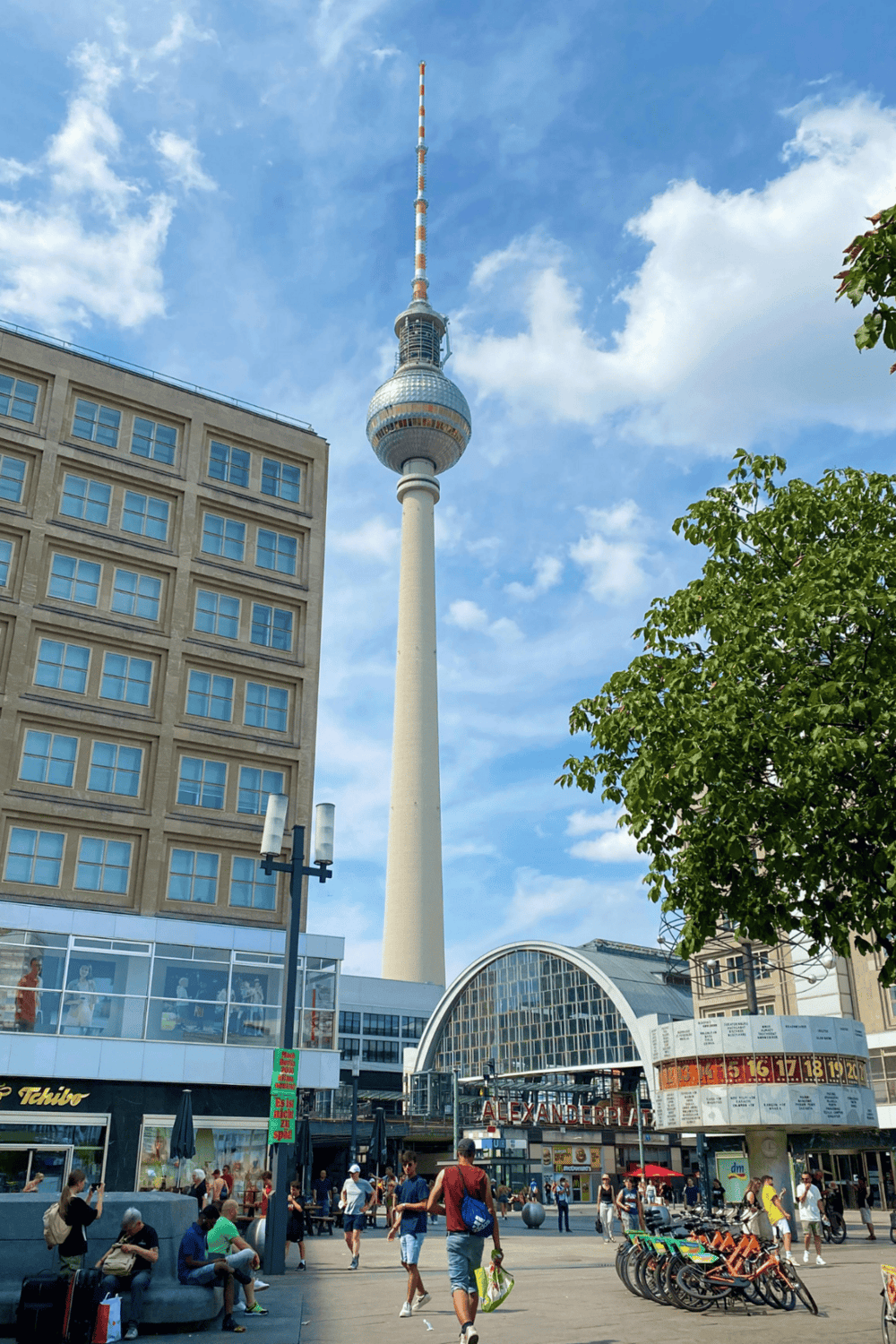 Berlin TV Tower and Alexanderplatz, popular travel destination in Germany.