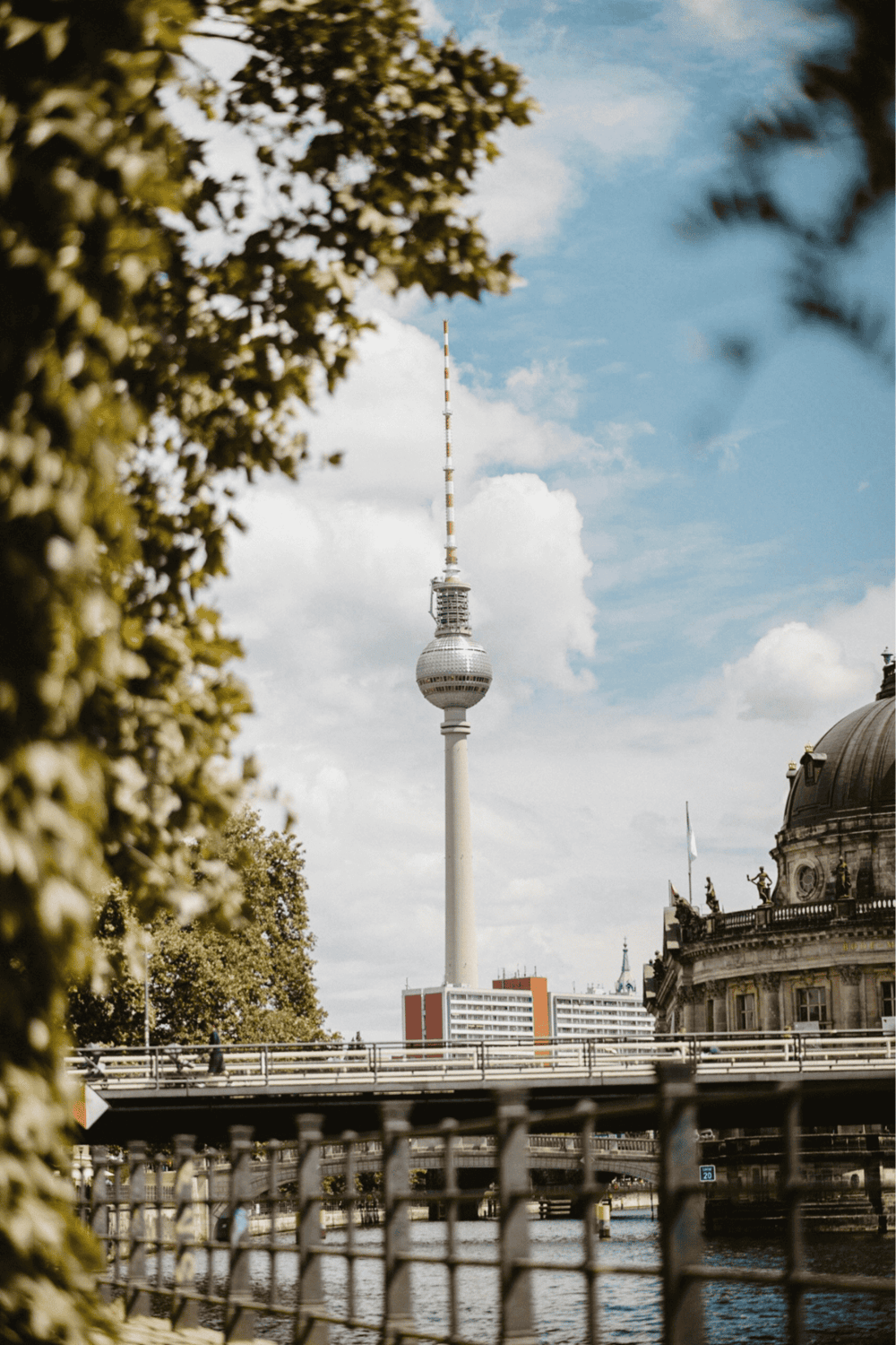 Berlin TV Tower and historic architecture in Germany, showcasing city landmarks and cityscape views.