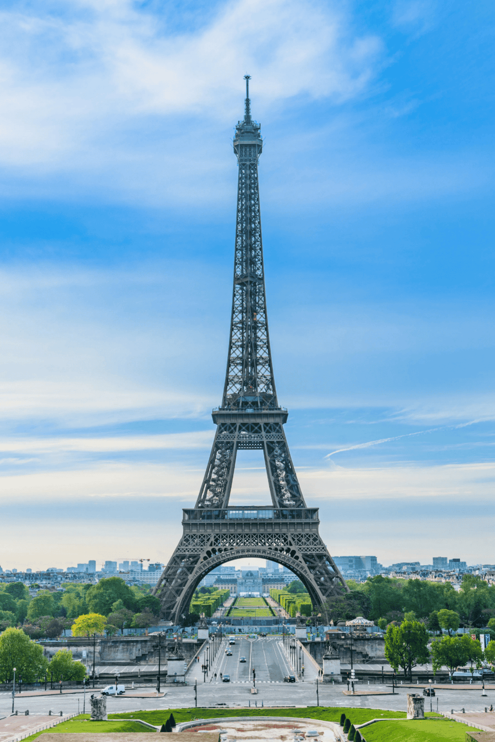 Eiffel Tower in Paris, France, showcasing iconic architecture and city views for travel and tourism SEO.