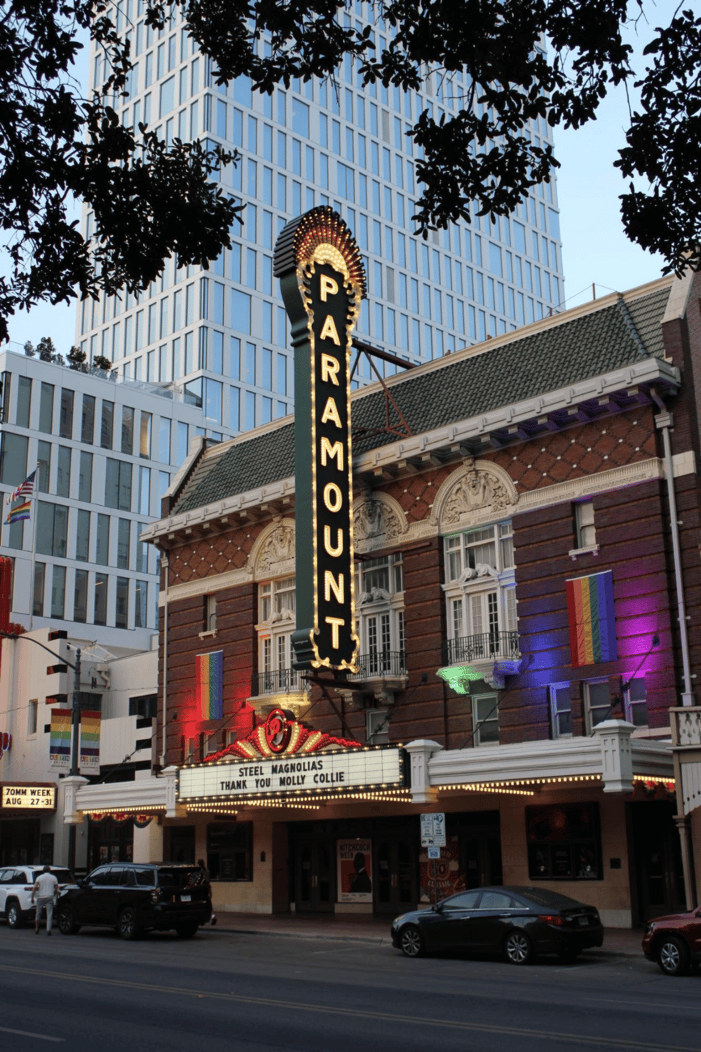 Overflowing with vibrant city nightlife, the historic Paramount Theatre showcases iconic entertainment venues in downtown.