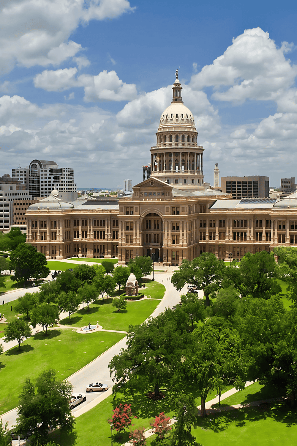 Historic Texas State Capitol building showcasing American history and architecture.