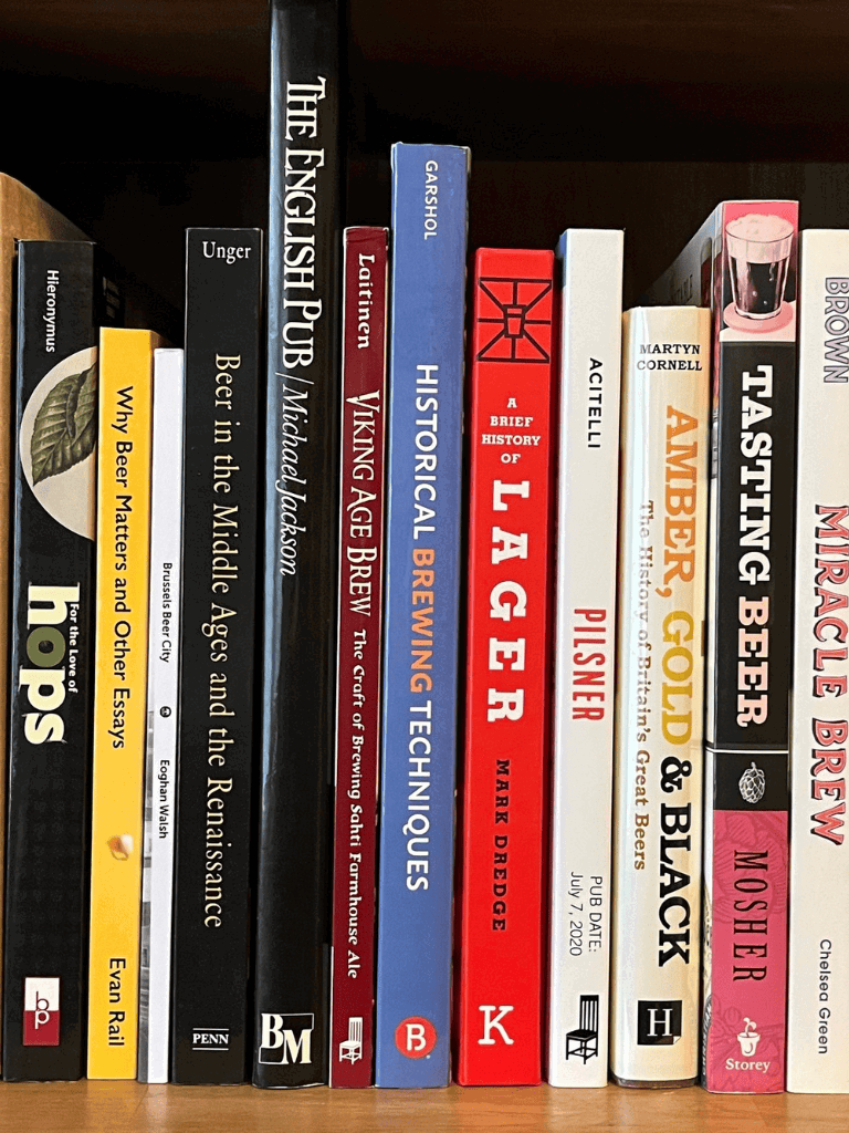 1. Wide selection of books on brewing, history, and craft beer at QuestForDirections.