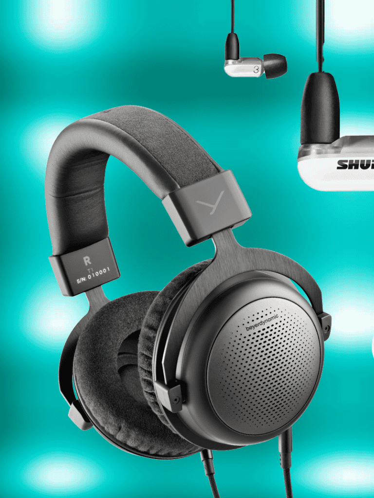 High-quality over-ear headphones with noise-canceling features for immersive listening experiences.