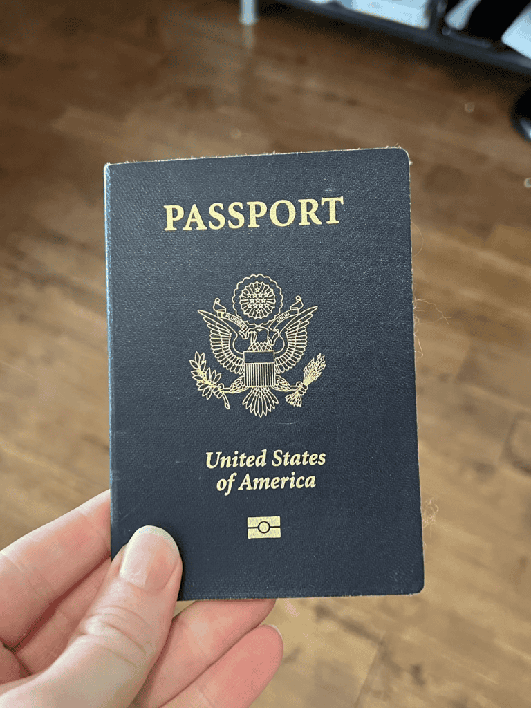 Passport identification for international travel, American passport, U.S. travel document, QuestForDirections.