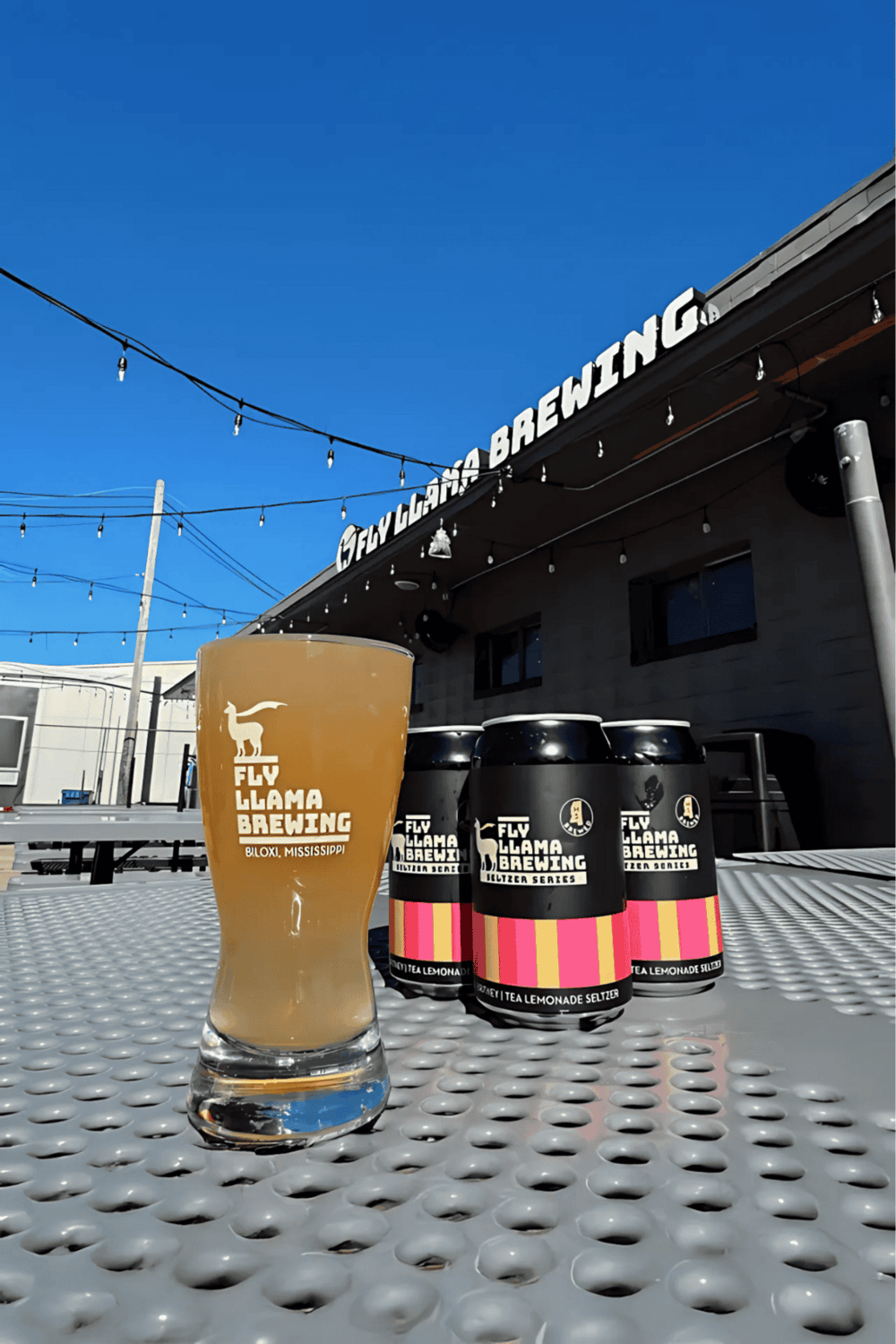 Refreshing craft beer from Fly Llama Brewing in Mississippi, perfect for beer lovers.