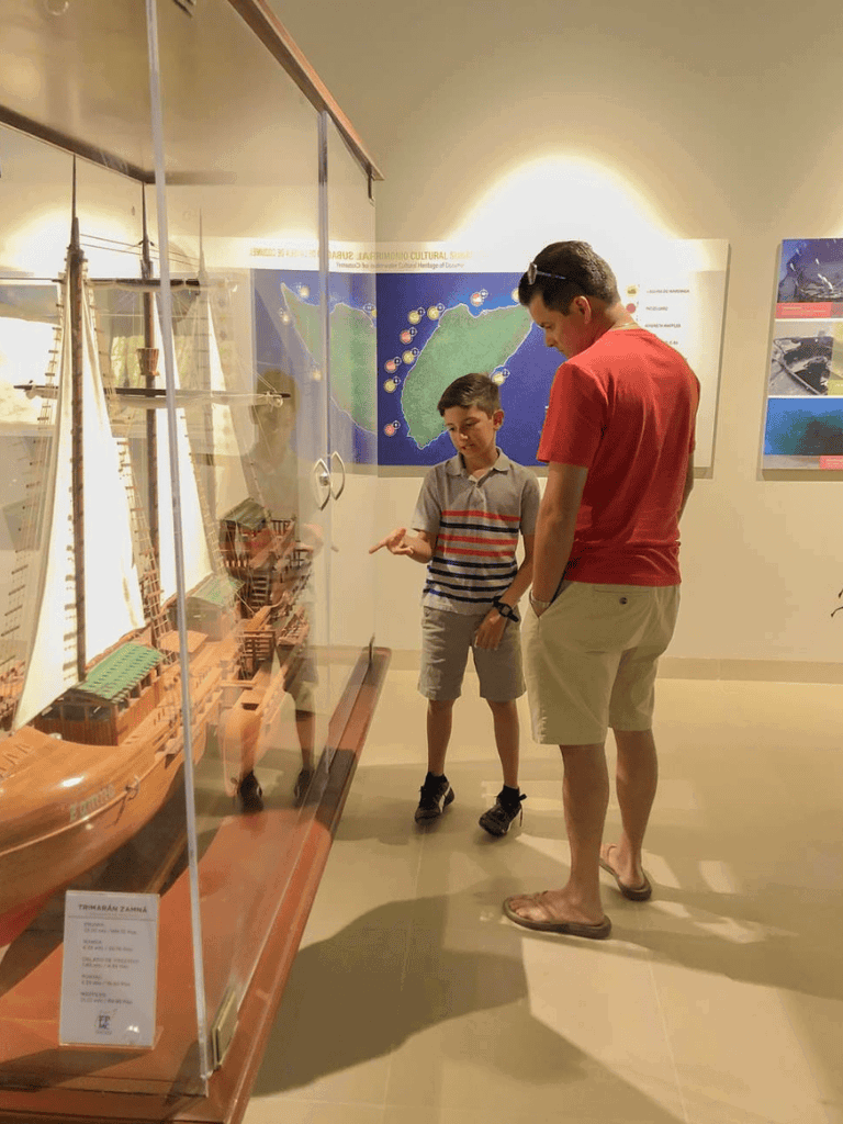 Model Ship Display at Maritime Museum, Taiwan, showcasing traditional ship models for cultural heritage.