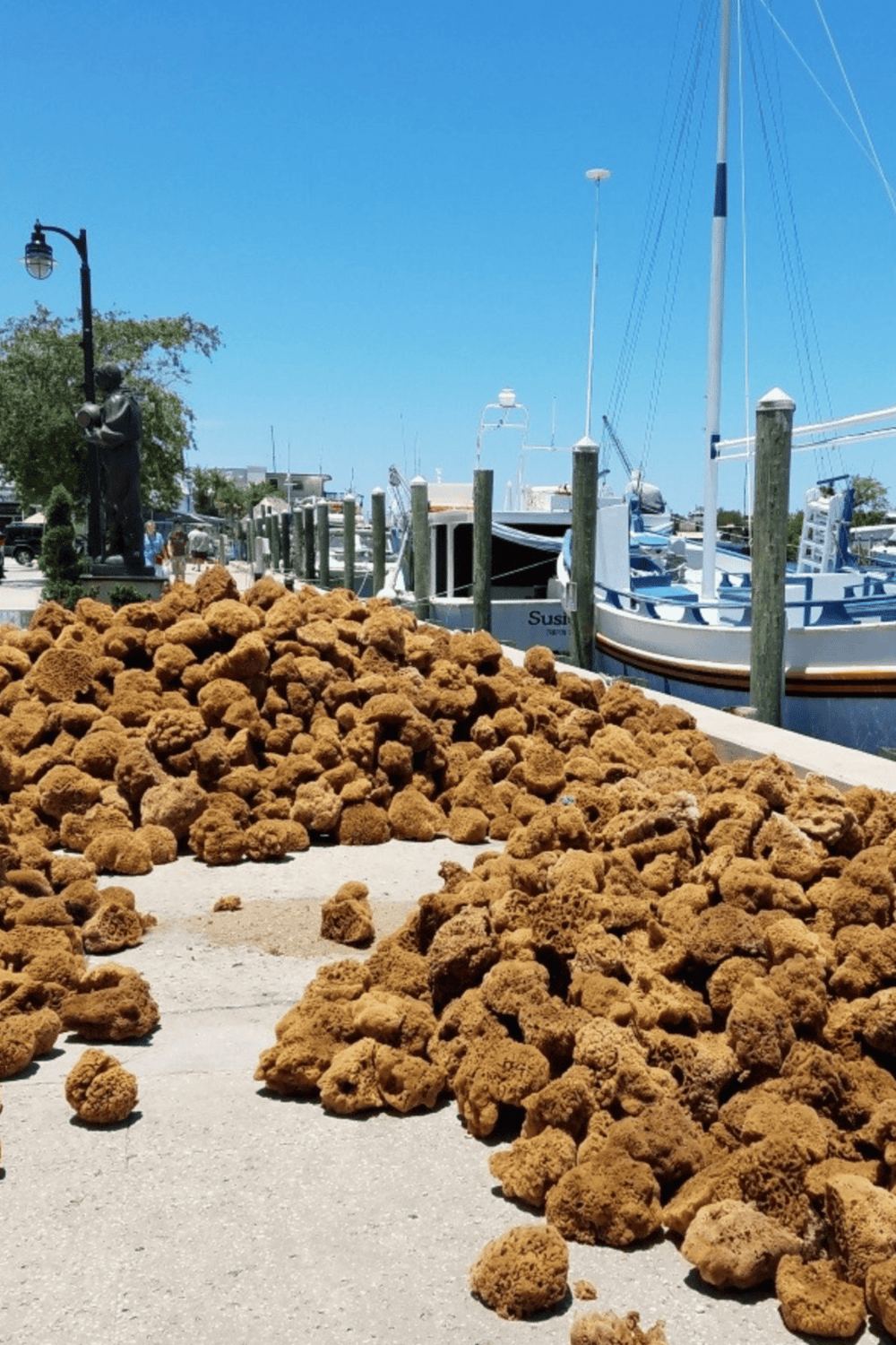 Cuba, Georgia boat marina with docked sailboats and a waterfront scene.