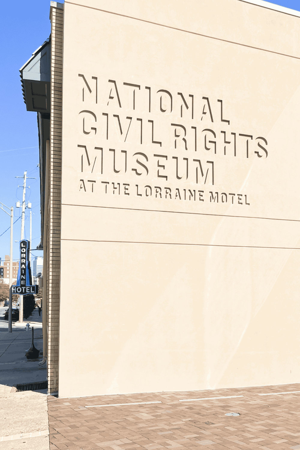 National Rights Museum at the Lorraine Motel, dedicated to civil rights history and African American heritage.