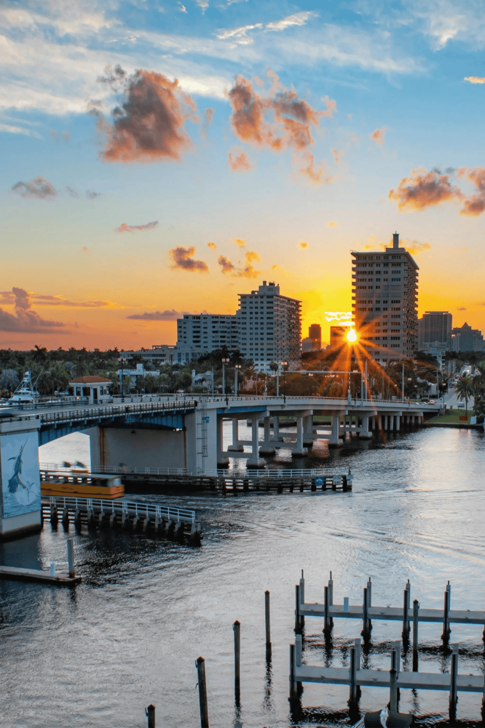 Stunning cityscape with waterfront view and sunset skyline at QuestForDirections.