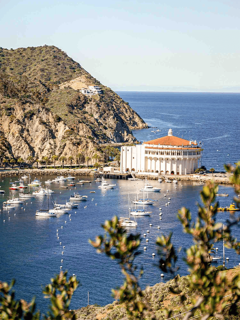 Historic Ventura Harbor with scenic coastal view and boats in California.