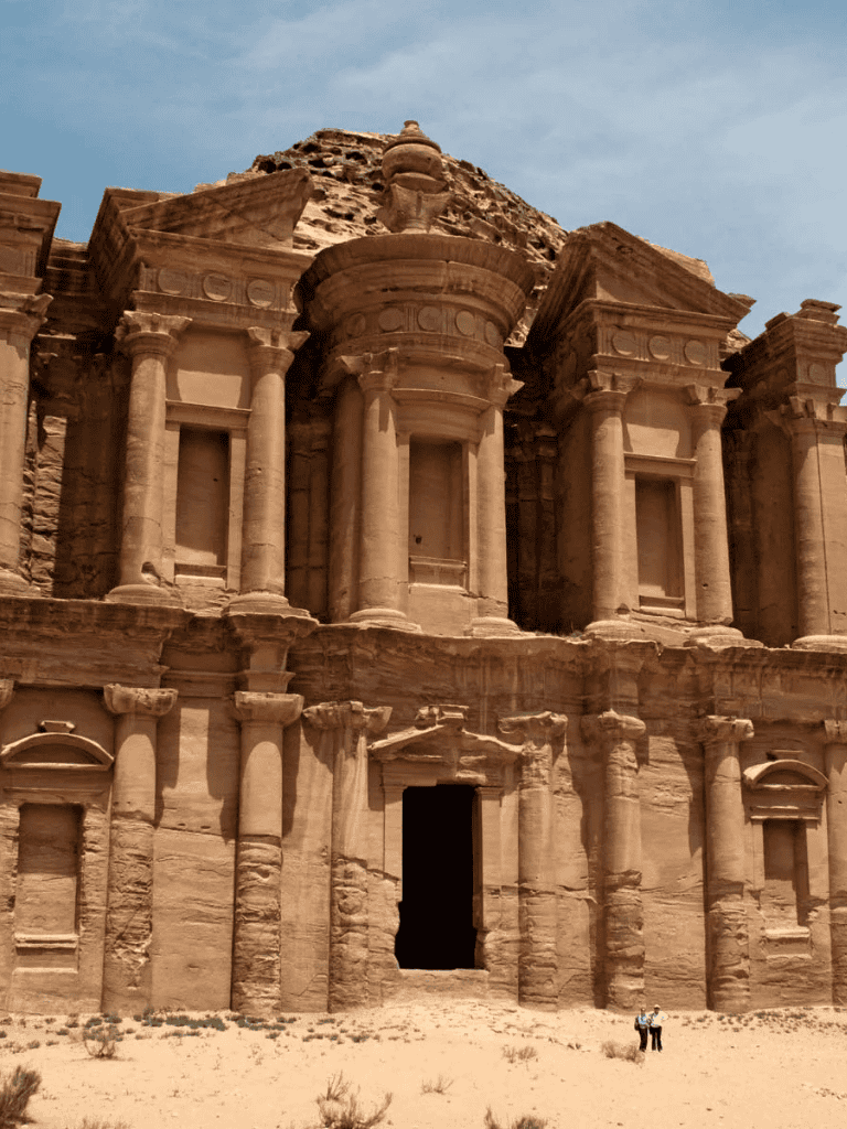 Ancient Petra Petra archaeological site in Jordan famous for its rock-cut architecture.