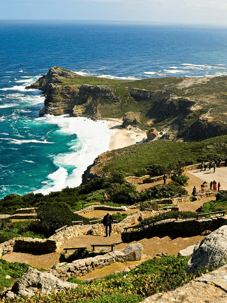 Stunning coastal cliffs with ocean views at QuestForDirections scenic location.