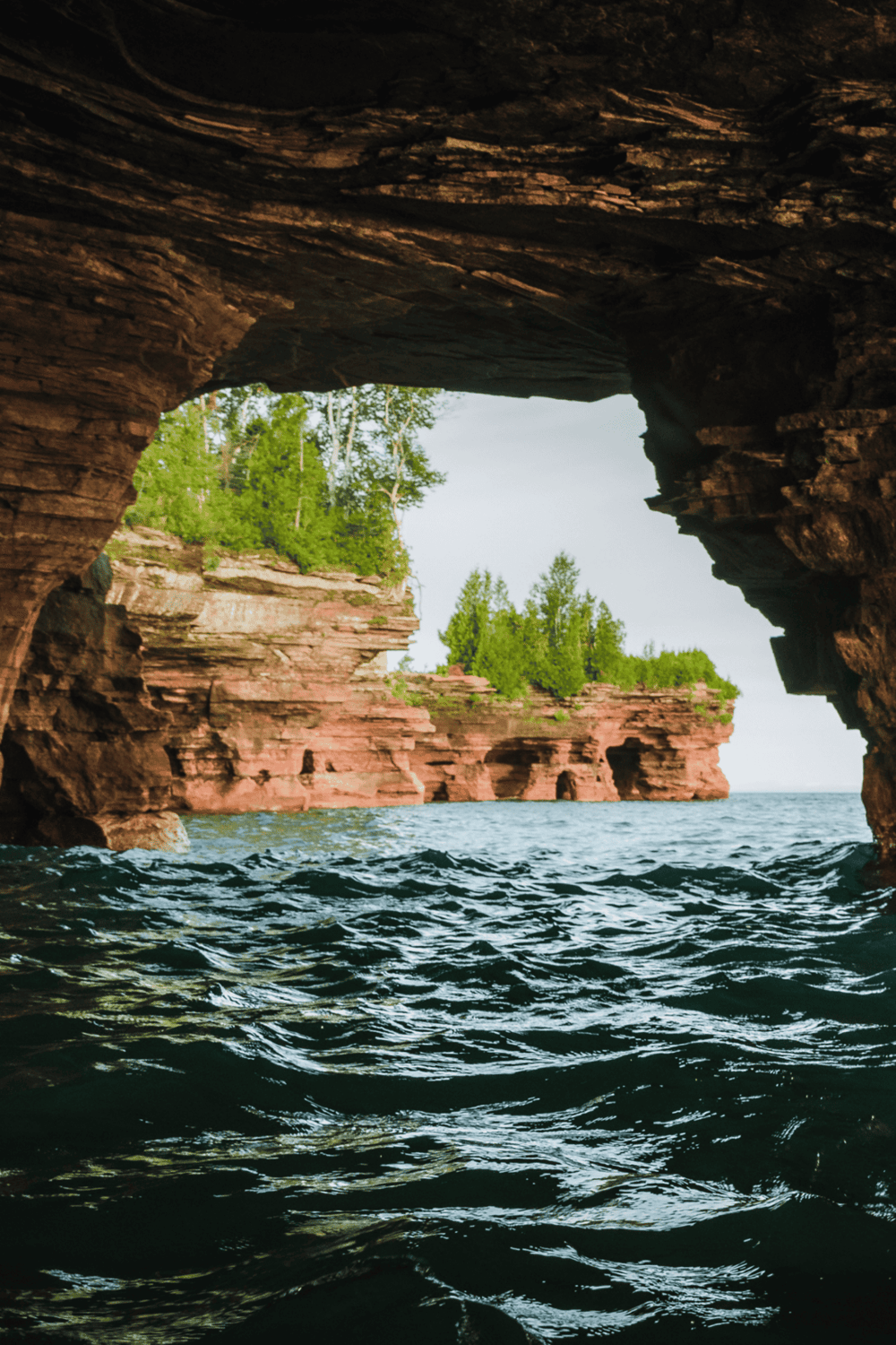 Natural rock formations with scenic water views at QuestForDirections.