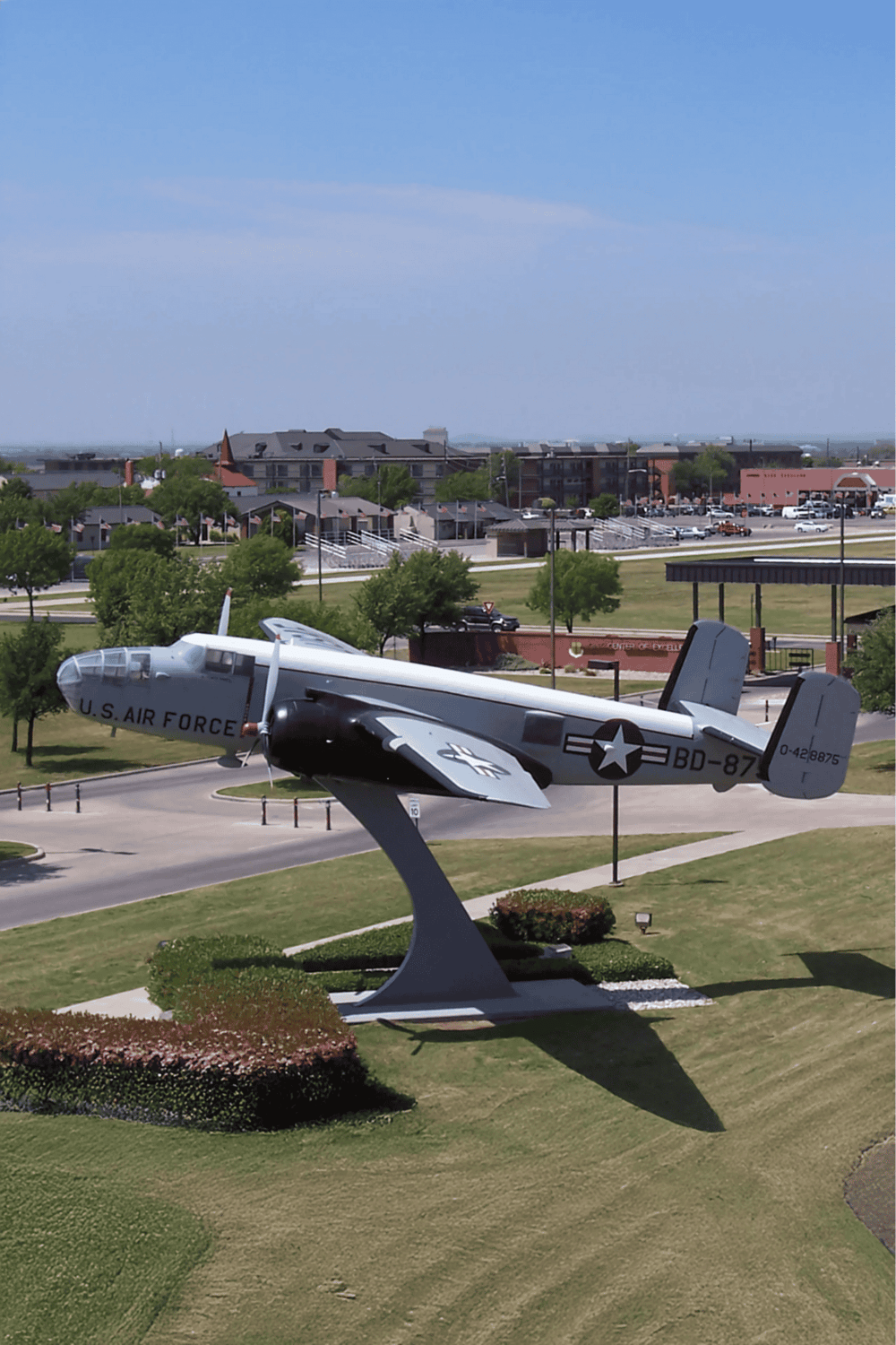 U.S. Air Force jet exhibit at QuestForDirections, a popular destination for aviation history and military memorabilia.