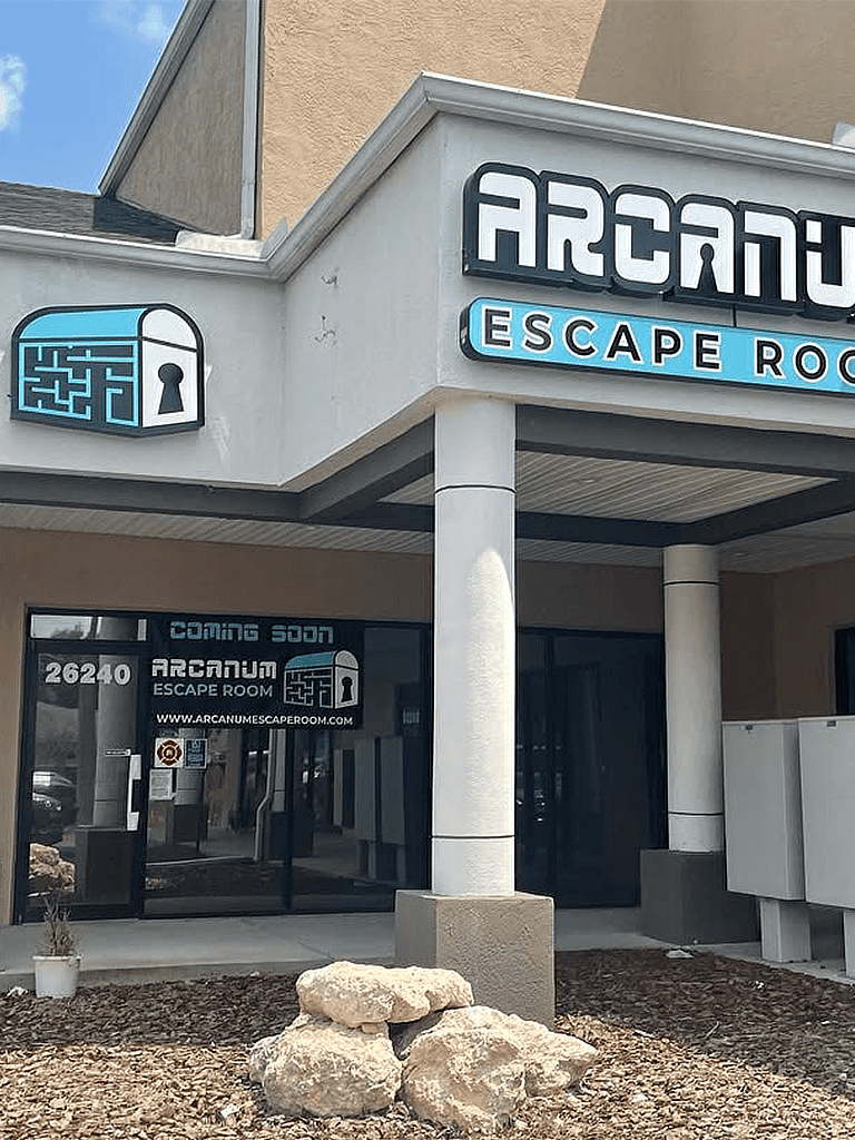 Escape room near Arcanu Escape Room in Quest for Directions shopping center.