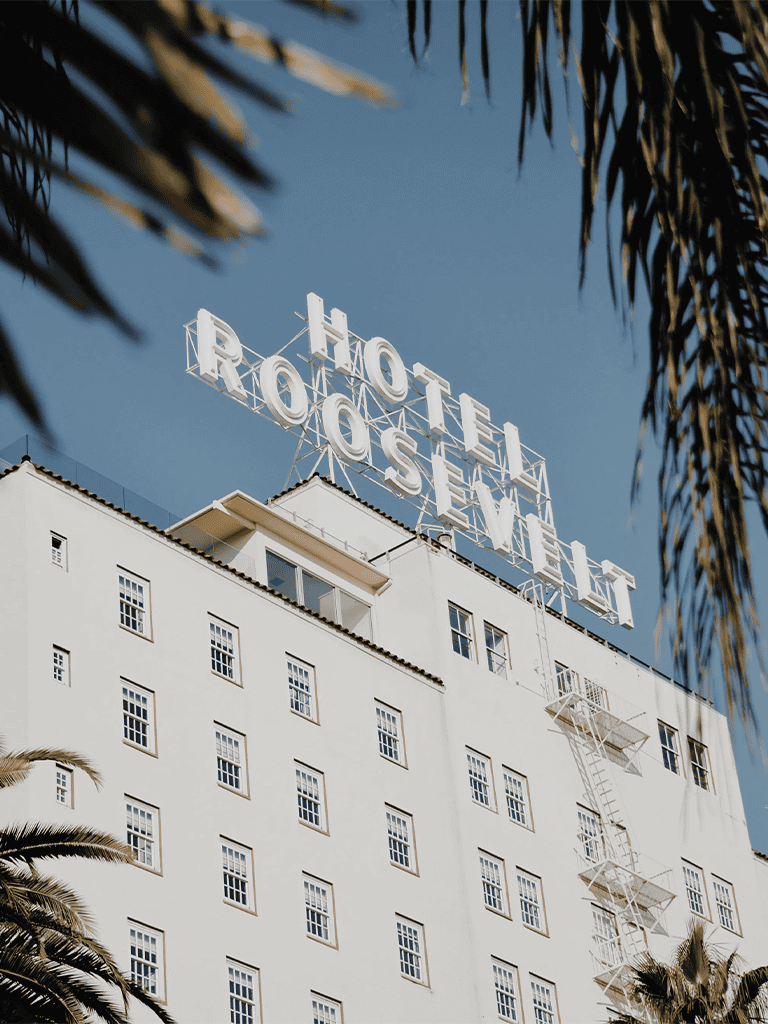 Relaxing Hollywood hotel with rooftop views and vintage vibe, perfect for vacation stays.