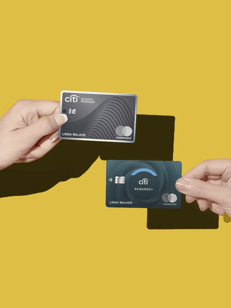 Contactless credit and rewards cards for Citi bank.