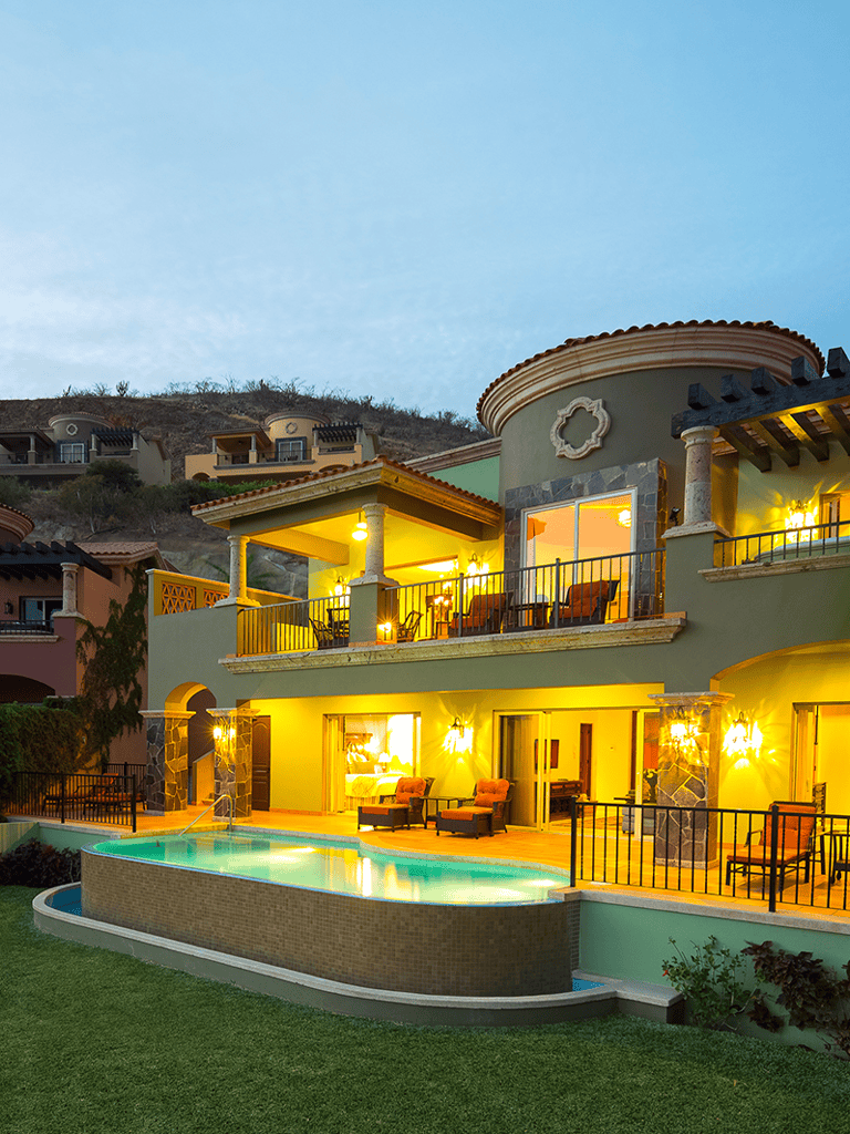 Luxurious villa with private pool and scenic mountain views, perfect for serene getaways.