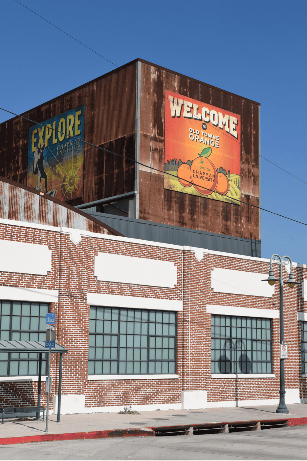 Explore chamber of commerce old towne orange signage.
