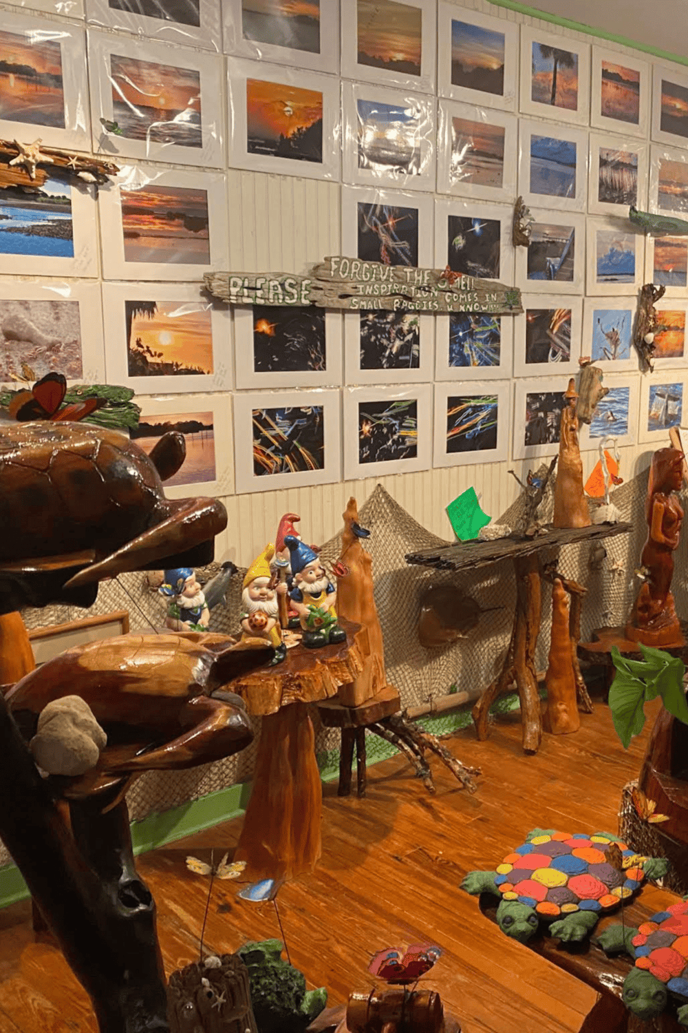 Sunset landscape photography art display at QuestForDirections.