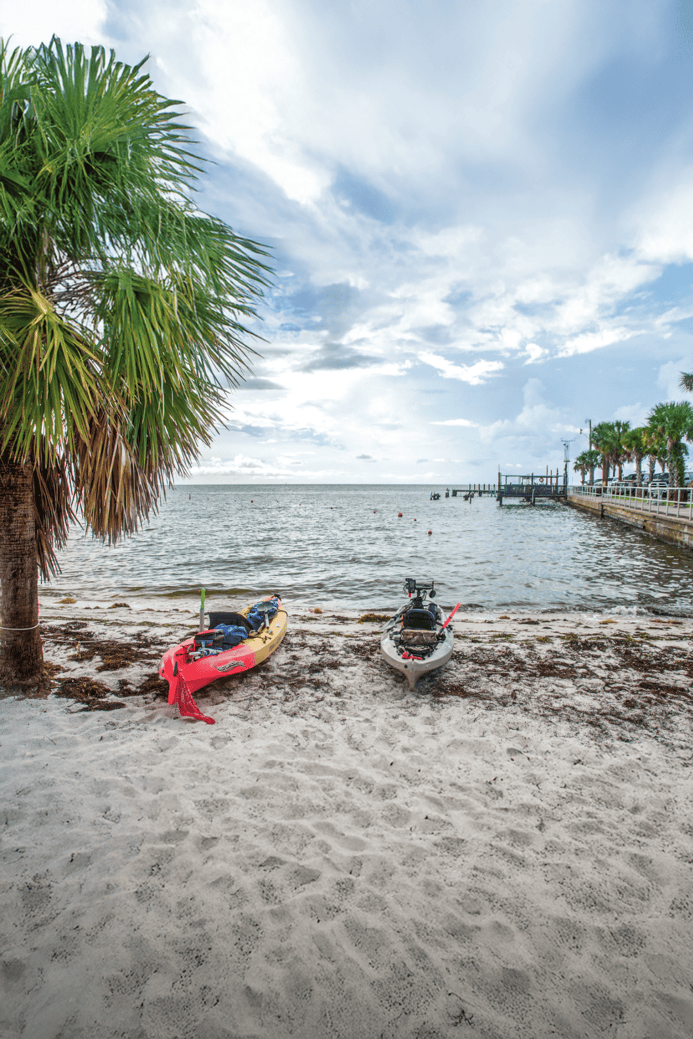 Kayaking on a scenic beach, perfect for outdoor adventures and exploring coastal waters.