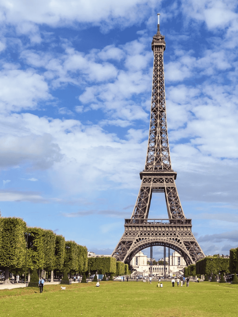 Eiffel Tower Paris France iconic landmark popular tourist destination.