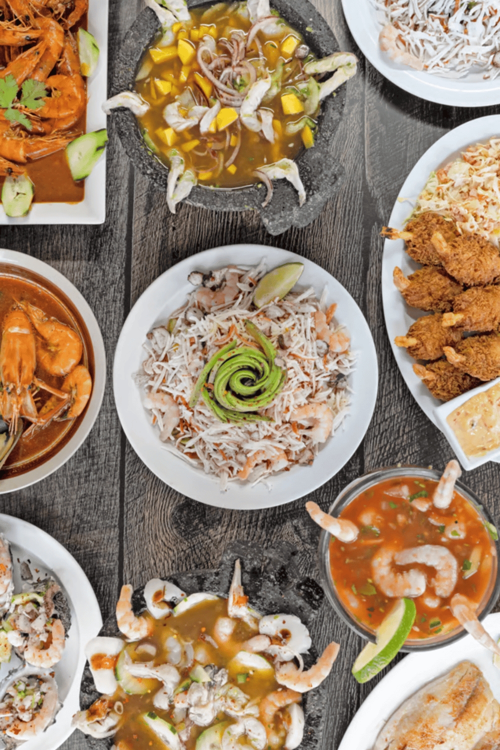 Fresh Mexican seafood dishes from QuestForDirections restaurant. Authentic flavors, delicious appetizers, and vibrant cuisine.